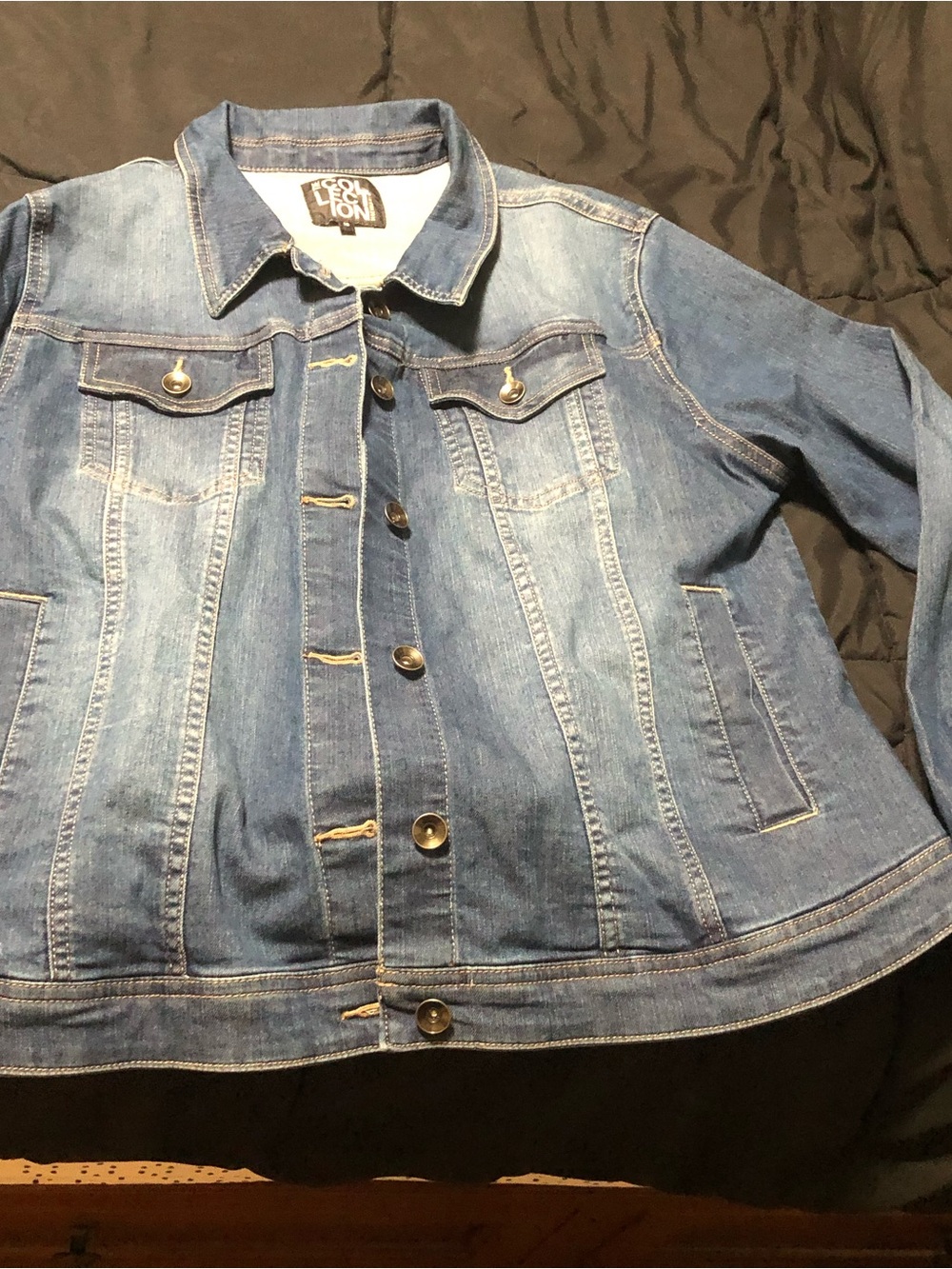 The Collection Debenhams Women’s Iconic Denim Jean  Jacket - Light Blue Size 16